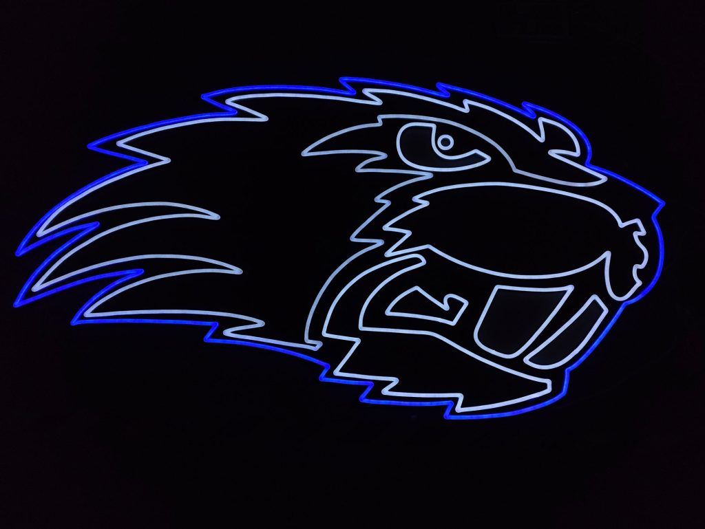 Beavers High School Football LED neon sign