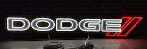 Dodge motorcar company LED neon sign