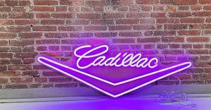 Cadillac LED neon sign