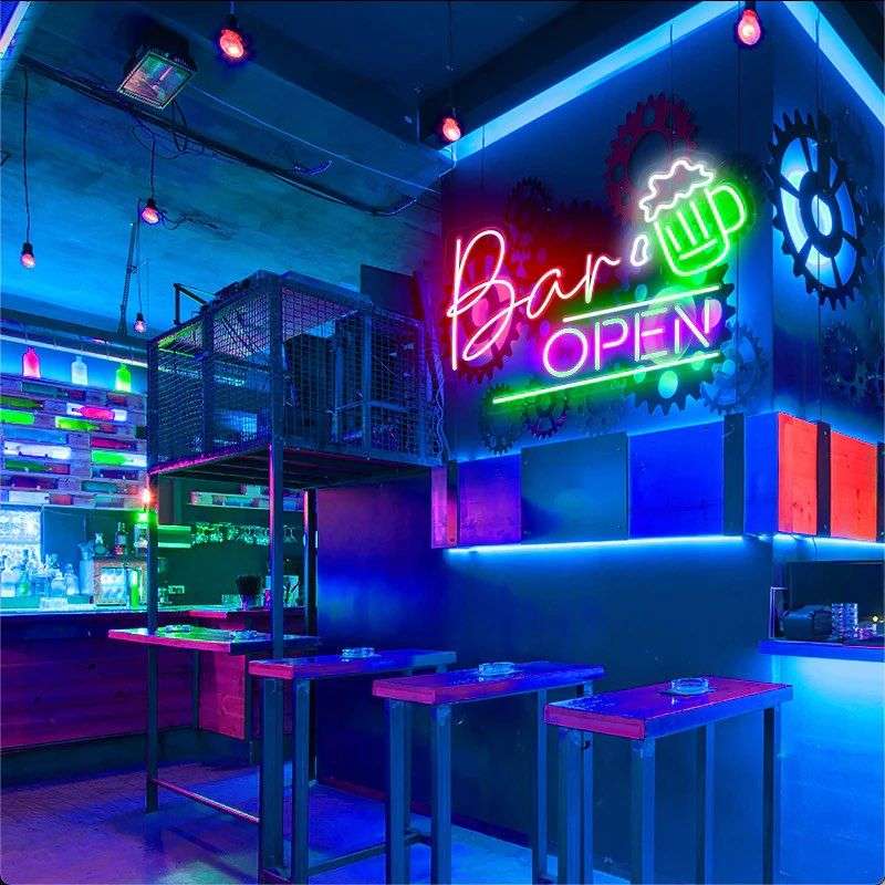 LED neon signs for bars enhance ambiance and create mood