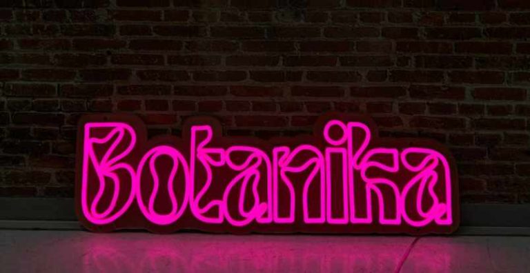 Botanika business logo sign